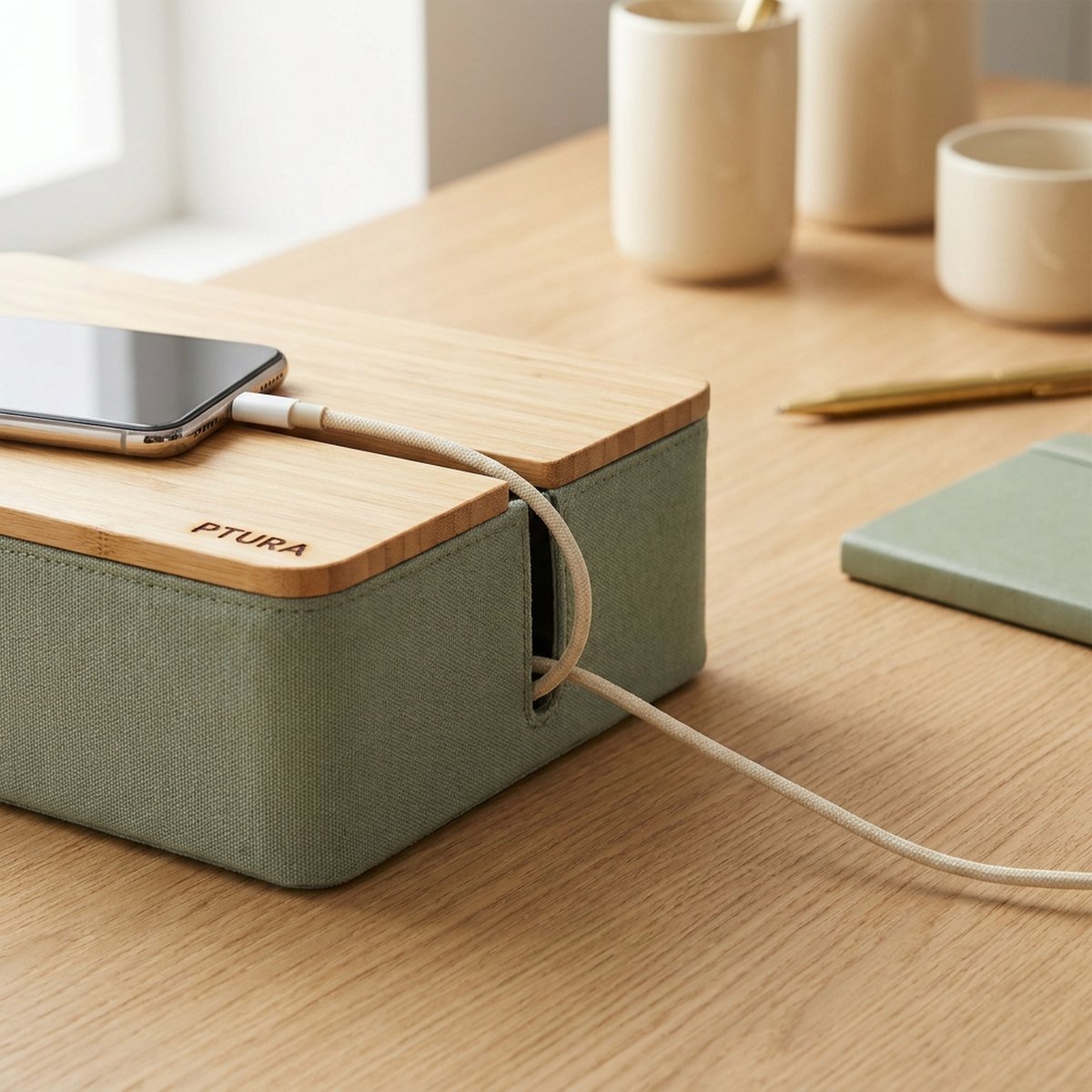 Cable & Charger Organizer Box