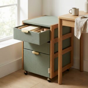 Under-Desk Storage Drawer — 3 tier